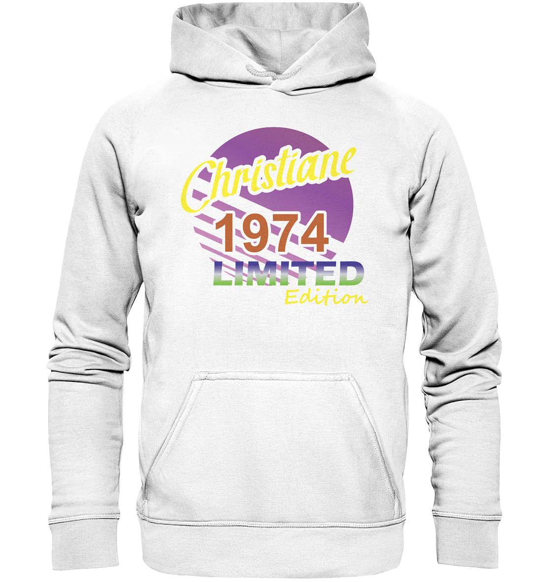Christiane Limited Edition 1974 Geburtstag Damen- Basic Unisex Hoodie