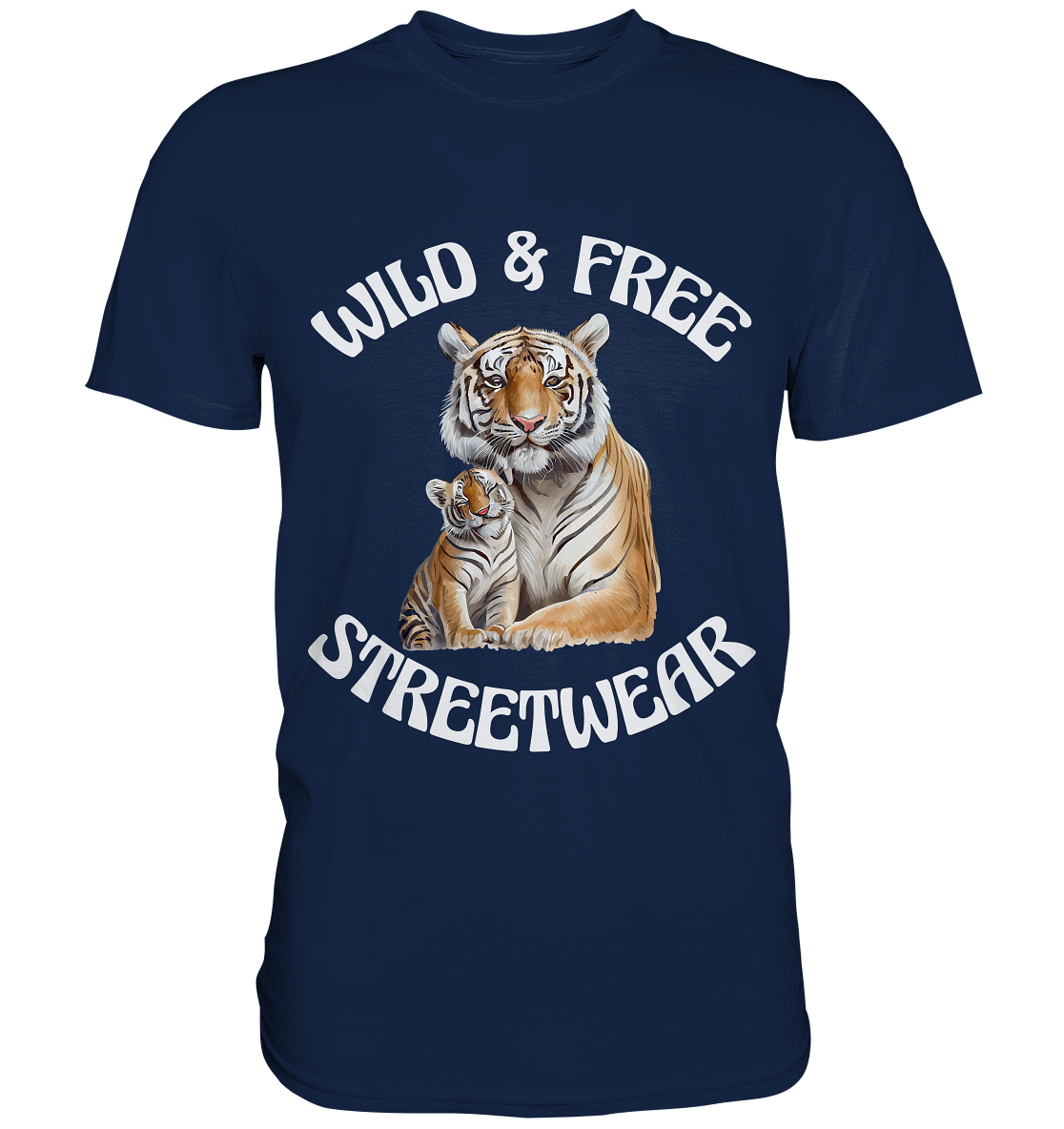 WILD & FREE NO 14 TIGER FAMILY - STREETWEAR - STATEMENT - Classic Shirt