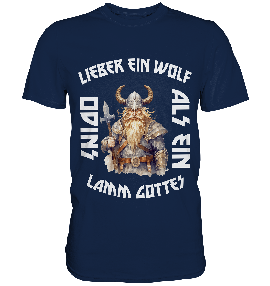 LIEBER EIN WOLF ODINS NO 3 - STREETWEAR - STATEMENT - Classic Shirt