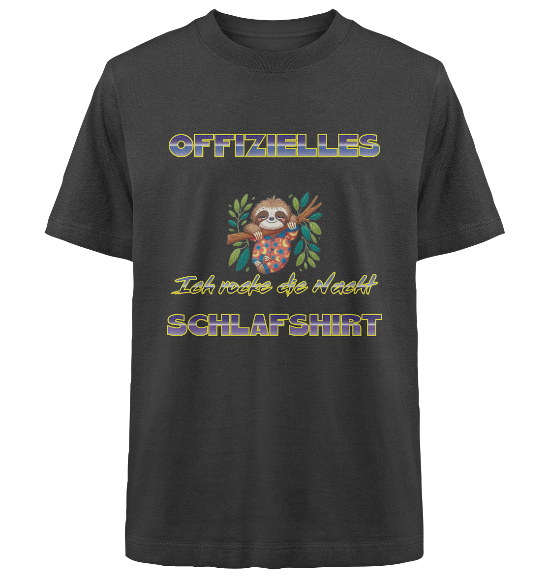Offizielles Schlafshirt - Rocke die Nacht - Heavy Oversized Organic Shirt