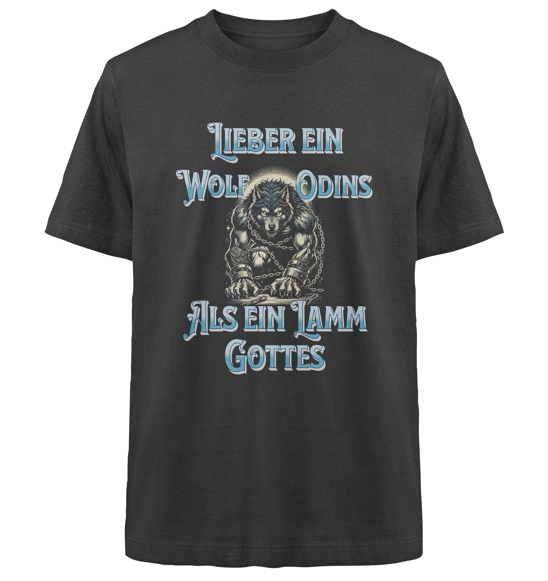 Odins Wolf | Oberteile - Heavy Oversized Organic Shirt