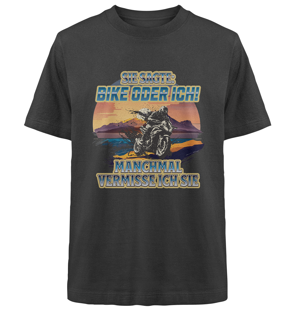 Bike oder Ich - DLzG - Heavy Oversized Organic Shirt