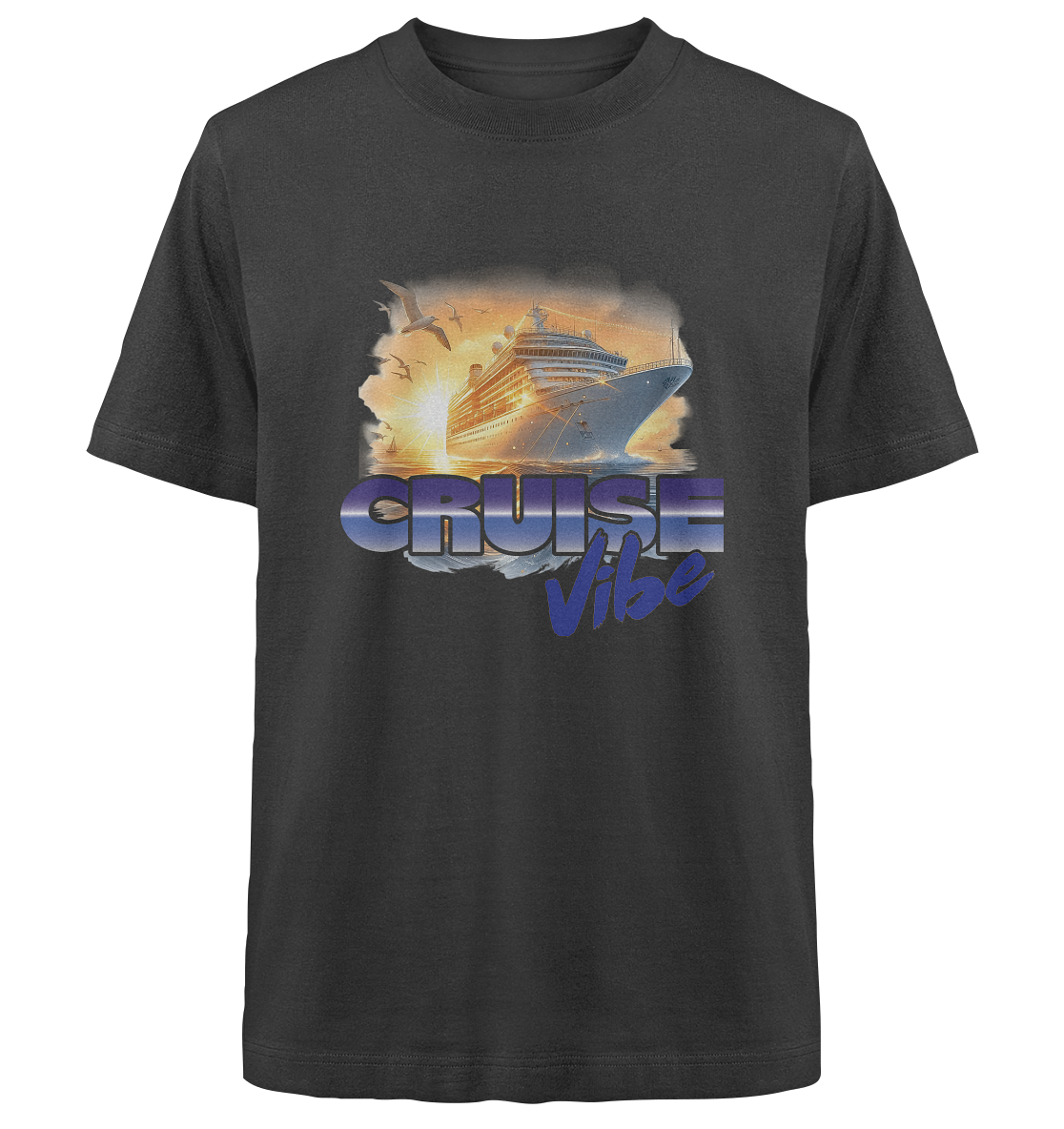 T-Shirt Cruise Vibe - Heavy Oversized Organic Shirt