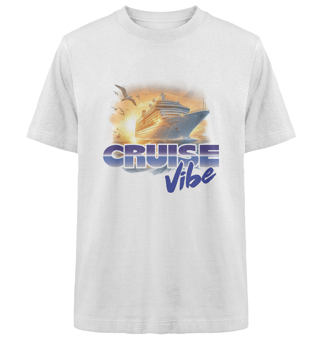 T-Shirt Cruise Vibe - Heavy Oversized Organic Shirt