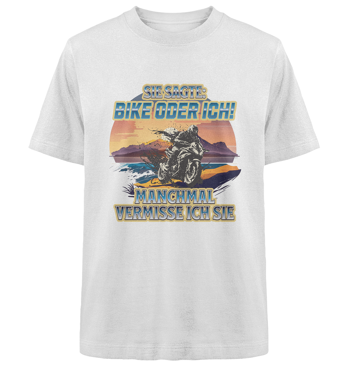Bike oder Ich - DLzG - Heavy Oversized Organic Shirt