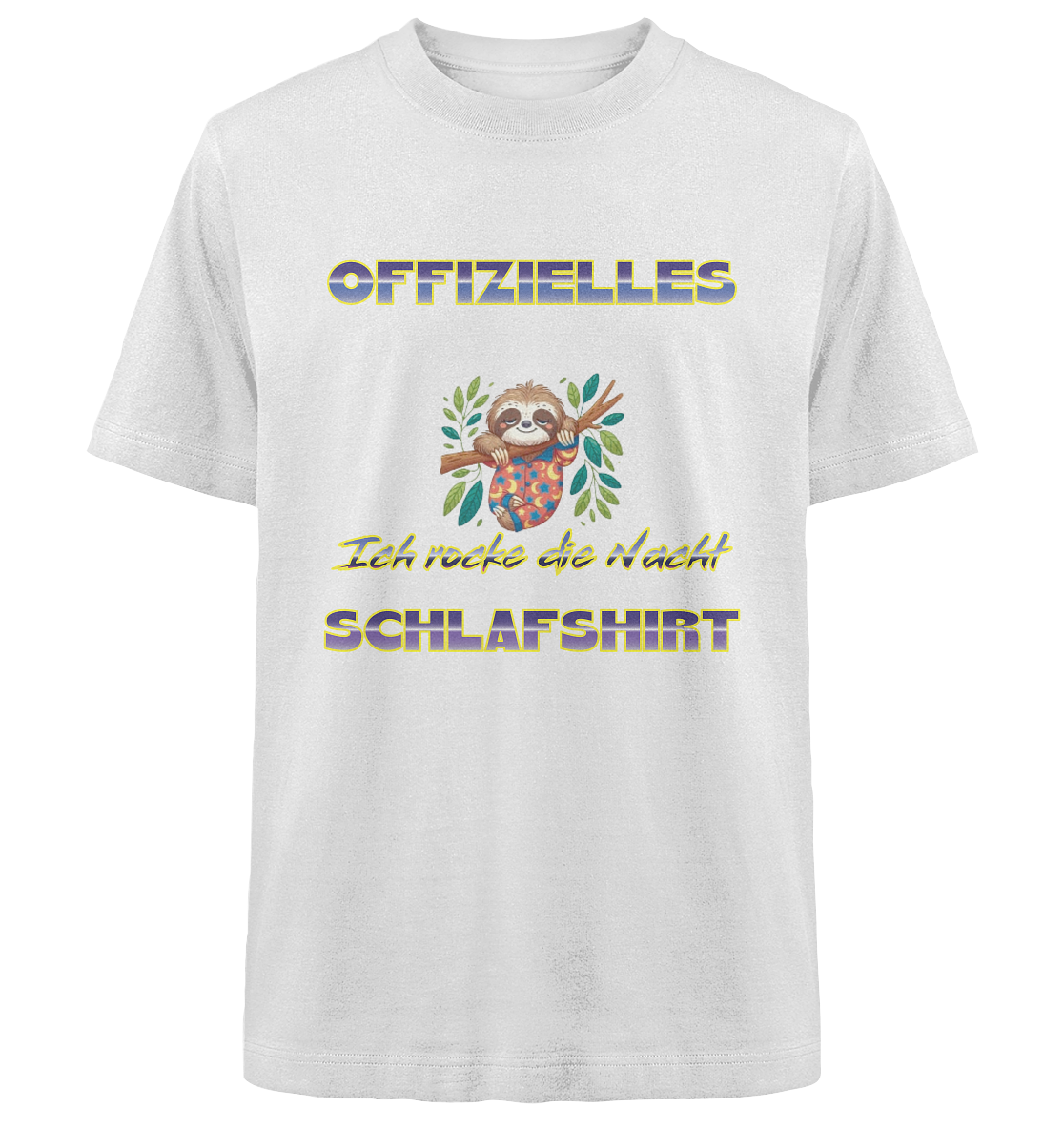 Offizielles Schlafshirt - Rocke die Nacht - Heavy Oversized Organic Shirt