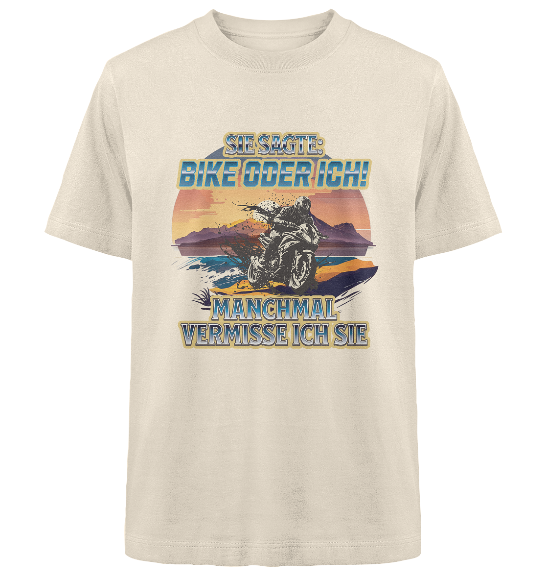 Bike oder Ich - DLzG - Heavy Oversized Organic Shirt