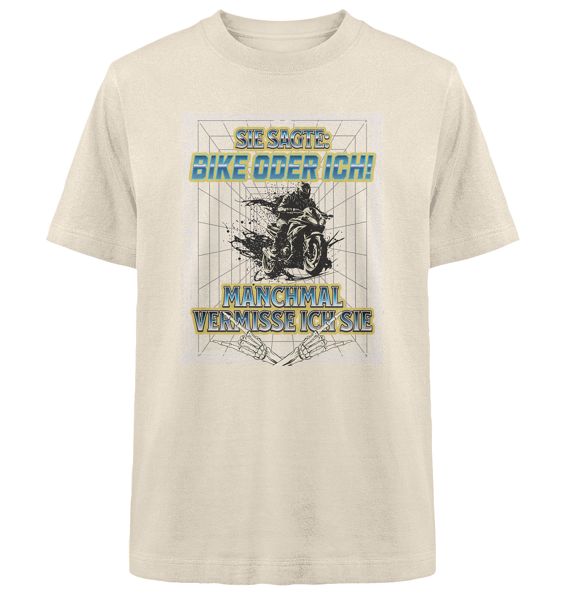 Manchmal vermisse ich sie - Streetwear 1 - Heavy Oversized Organic Shirt