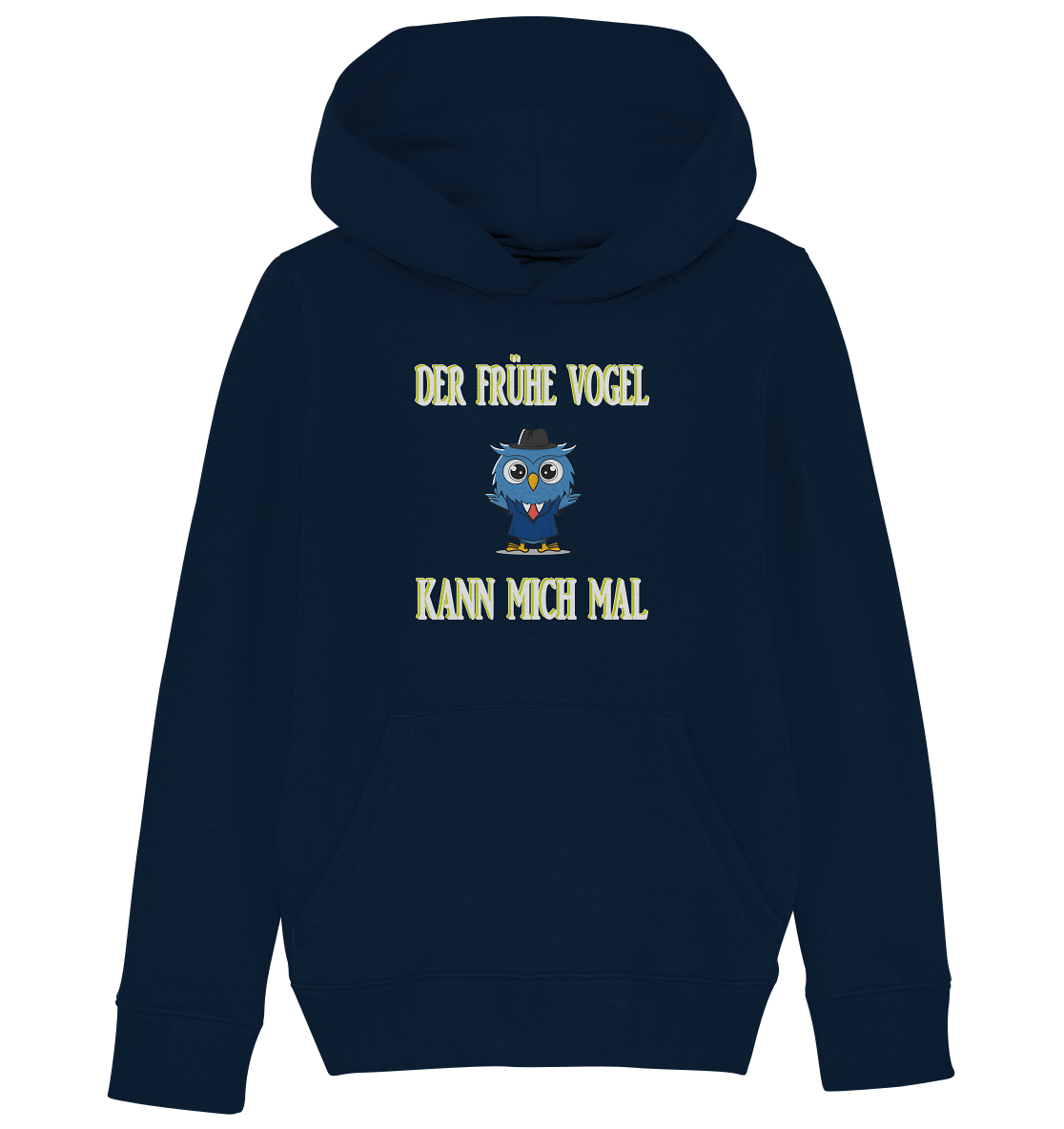 DER FRÜHE VOGEL KANN MICH MAL - Kids Organic Hoodie