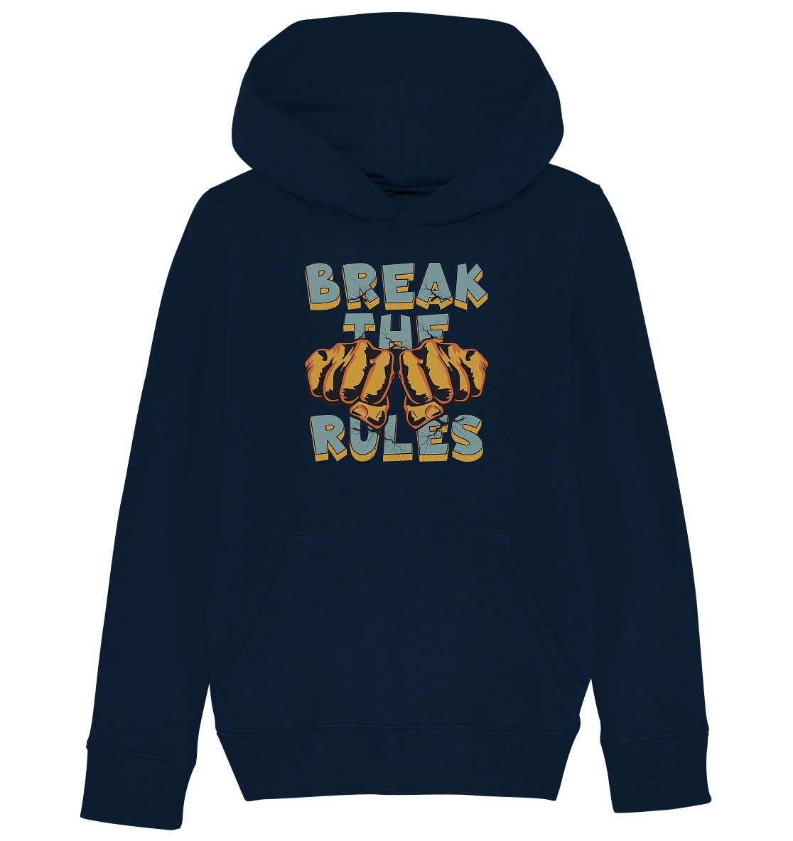 Break the Rules - Statement - Kids Organic Hoodie