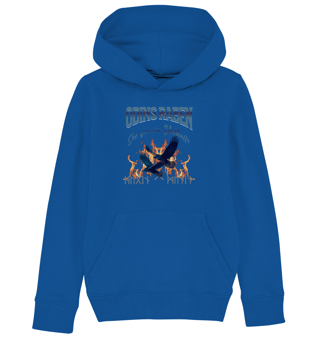 Raben Odins mystisch - Kids Organic Hoodie