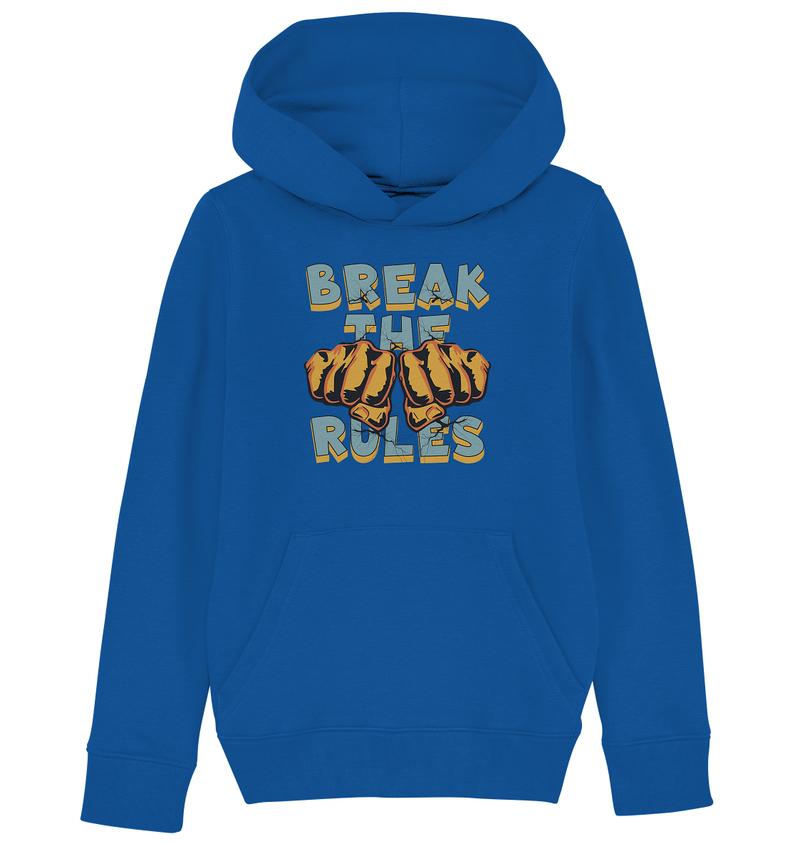 Break the Rules - Statement - Kids Organic Hoodie