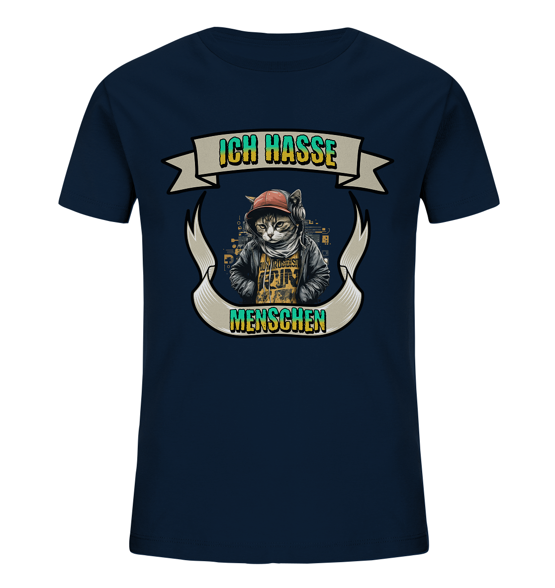 Streetwear- Ich hasse Menschen - Kids Organic Shirt