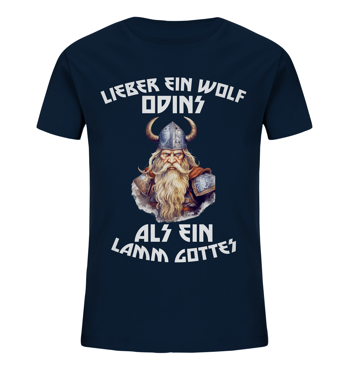 LIEBER EIN WOLF ODINS NO 1 - STREETWEAR - STATEMENT - Kids Organic Shirt