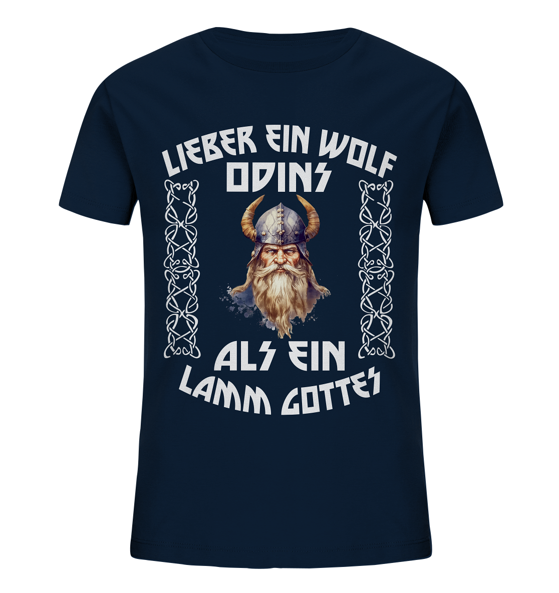 LIEBER EIN WOLF ODINS NO 4 - STREETWEAR - STATEMENT - Kids Organic Shirt