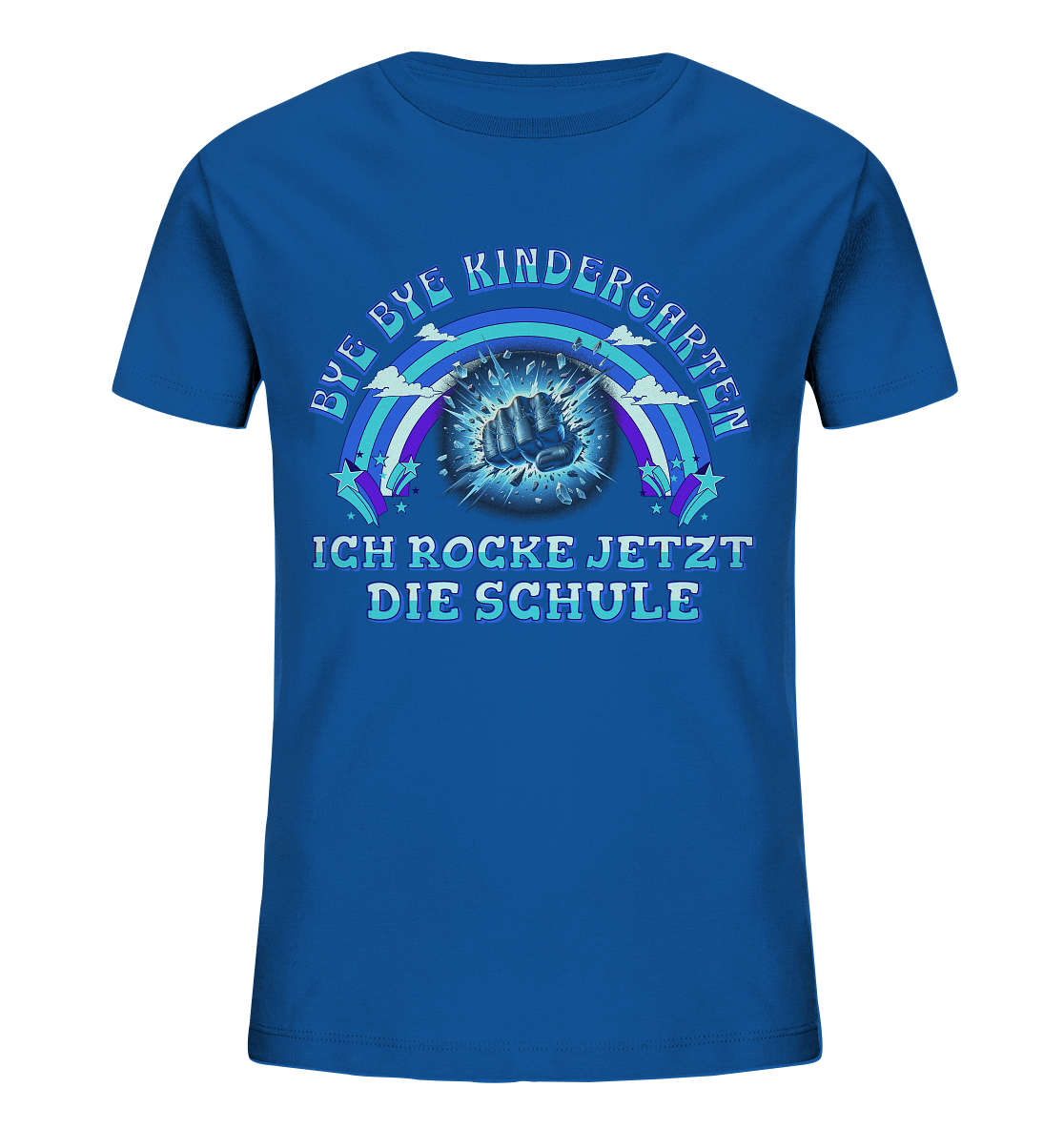 Jungen T-Shirt Bye Bye Kindergarten - Kids Organic Shirt