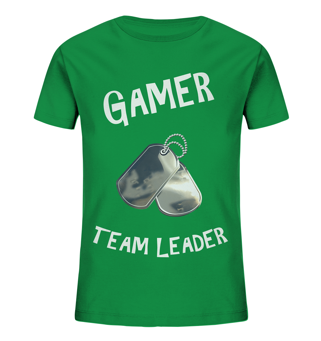 GAMER - TEAM LEADER - HUNDEMARKE - STREETWEAR - STATEMENT - Kids Organic Shirt
