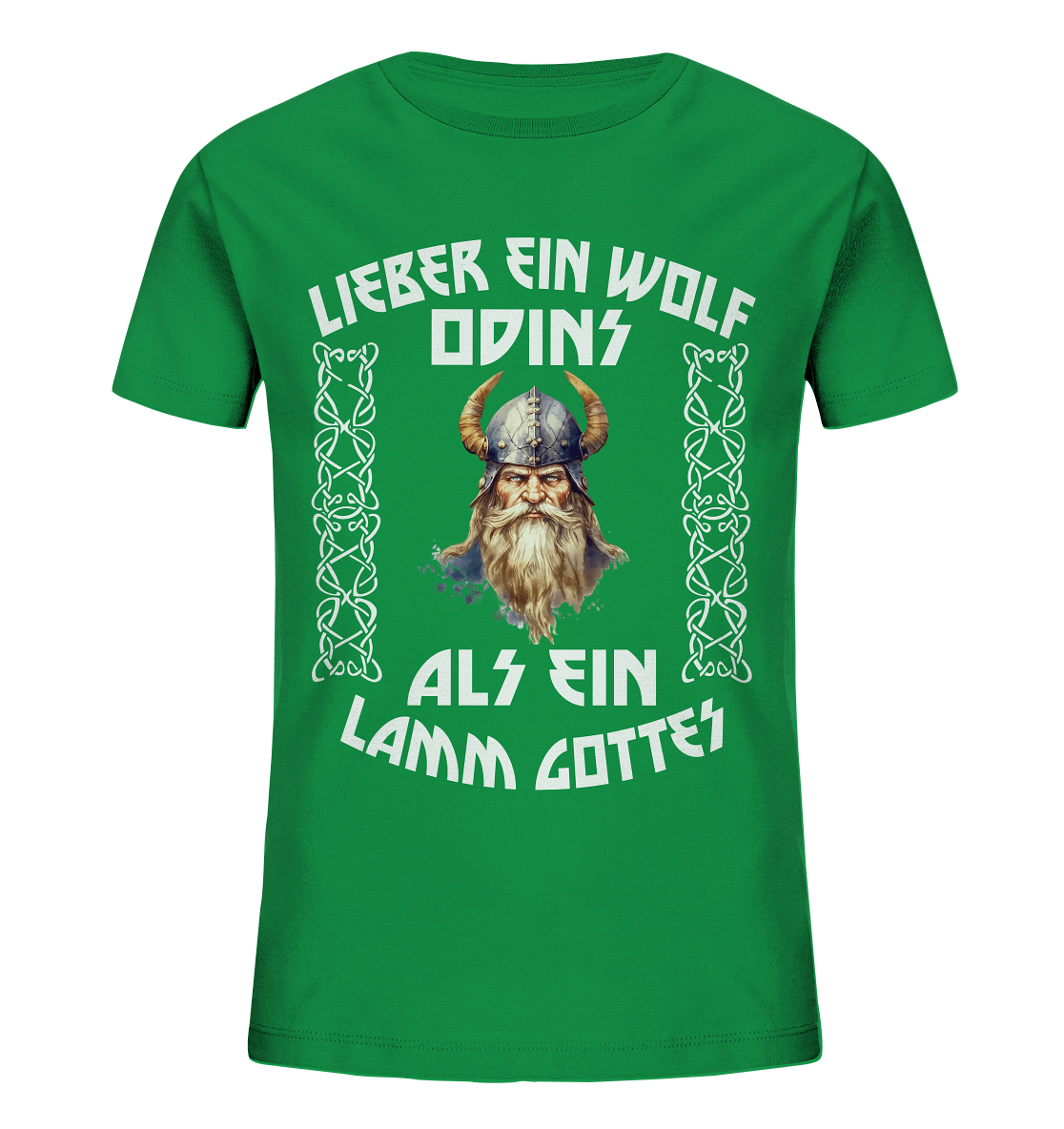 LIEBER EIN WOLF ODINS NO 4 - STREETWEAR - STATEMENT - Kids Organic Shirt