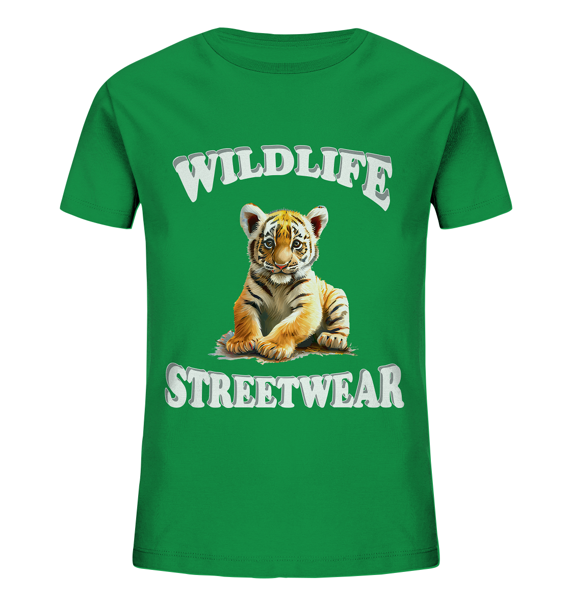 WILDLIFE STREETWEAR 3.0 TIGER BABY - Kids Organic Shirt