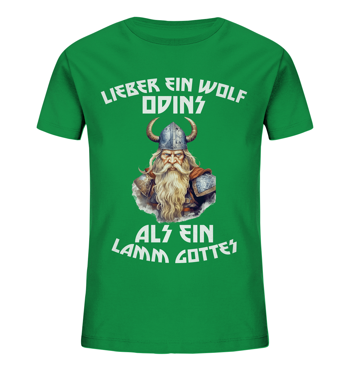 LIEBER EIN WOLF ODINS NO 1 - STREETWEAR - STATEMENT - Kids Organic Shirt