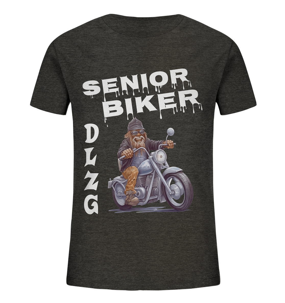 DLzG Opa Biker Fun Motiv 4- Kids Organic Shirt