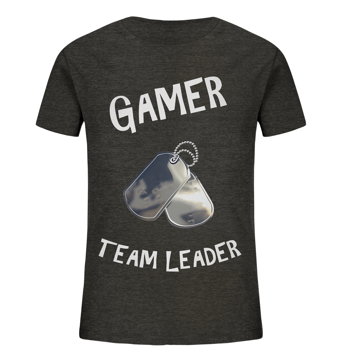 GAMER - TEAM LEADER - HUNDEMARKE - STREETWEAR - STATEMENT - Kids Organic Shirt