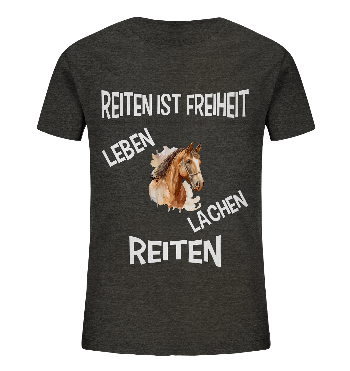 REITEN IST FREIHEIT - STREETWEAR FÜR REITER UND PFERDELIEBHABER - Kids Organic Shirt