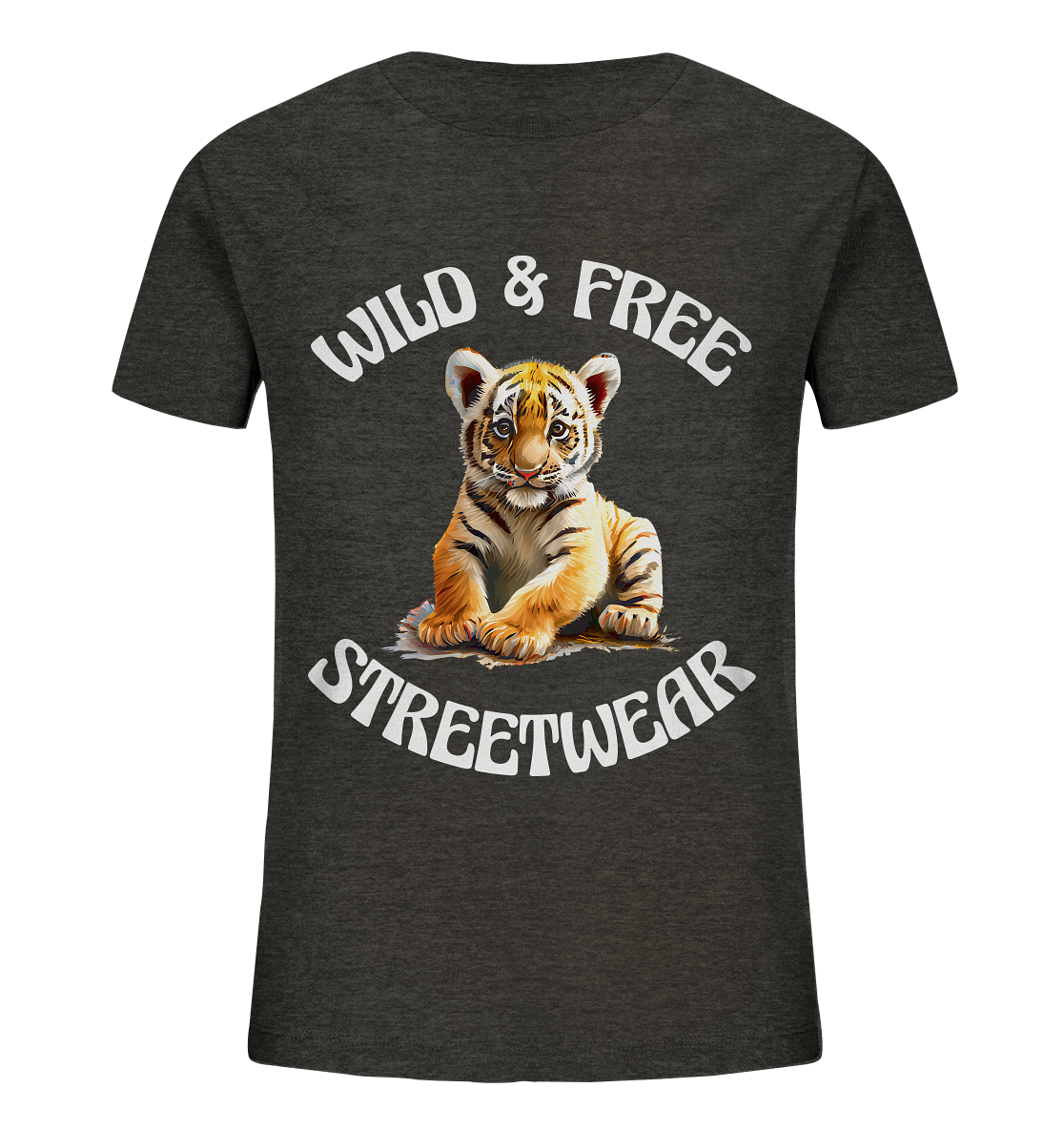 WILD & FREE NO 4 TIGERBABY STREETWEAR - STATEMENT - Kids Organic Shirt