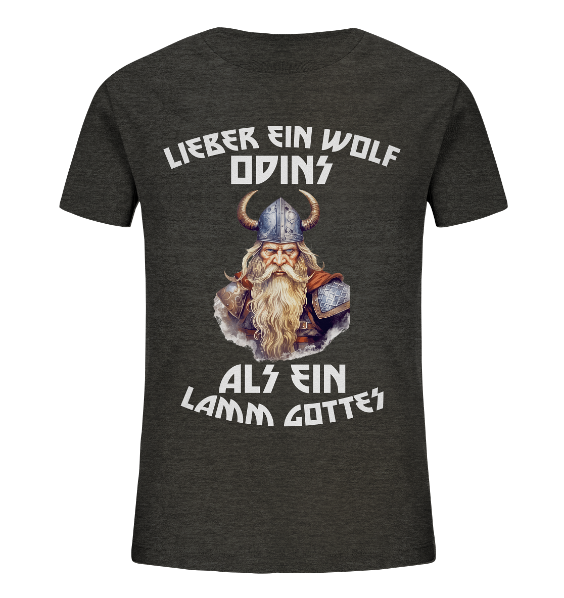 LIEBER EIN WOLF ODINS NO 1 - STREETWEAR - STATEMENT - Kids Organic Shirt