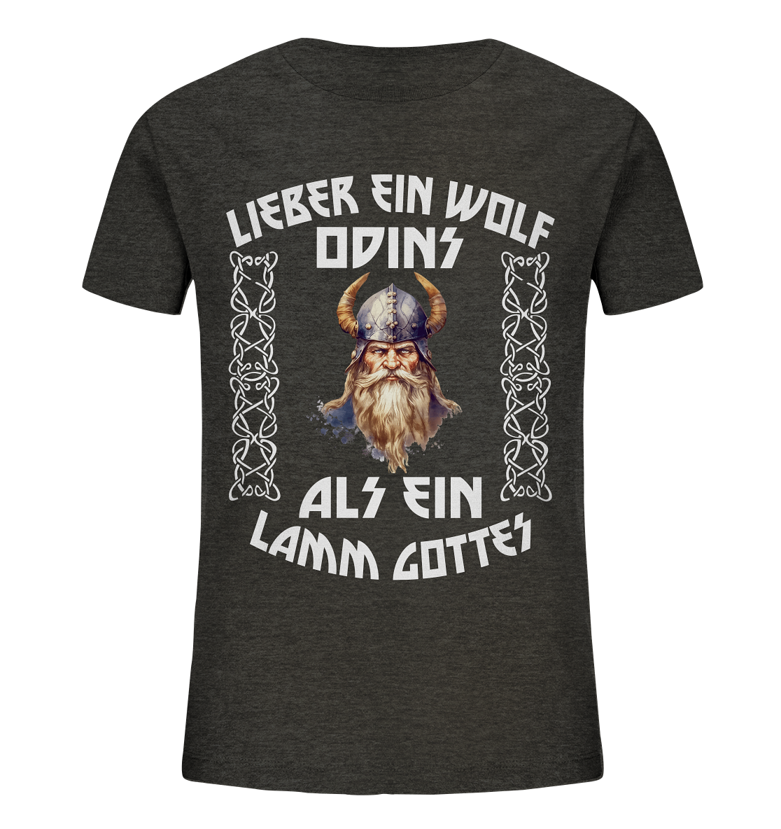 LIEBER EIN WOLF ODINS NO 4 - STREETWEAR - STATEMENT - Kids Organic Shirt