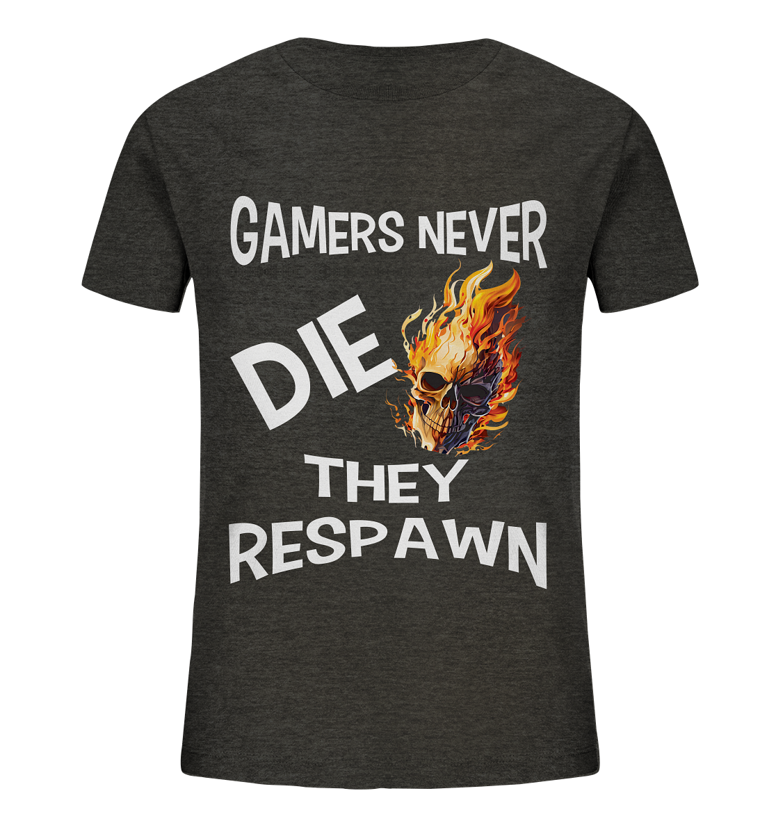 GAMERS NEVER DIE NO 2 - GAMER STREETWEAR - STATEMENT - Kids Organic Shirt