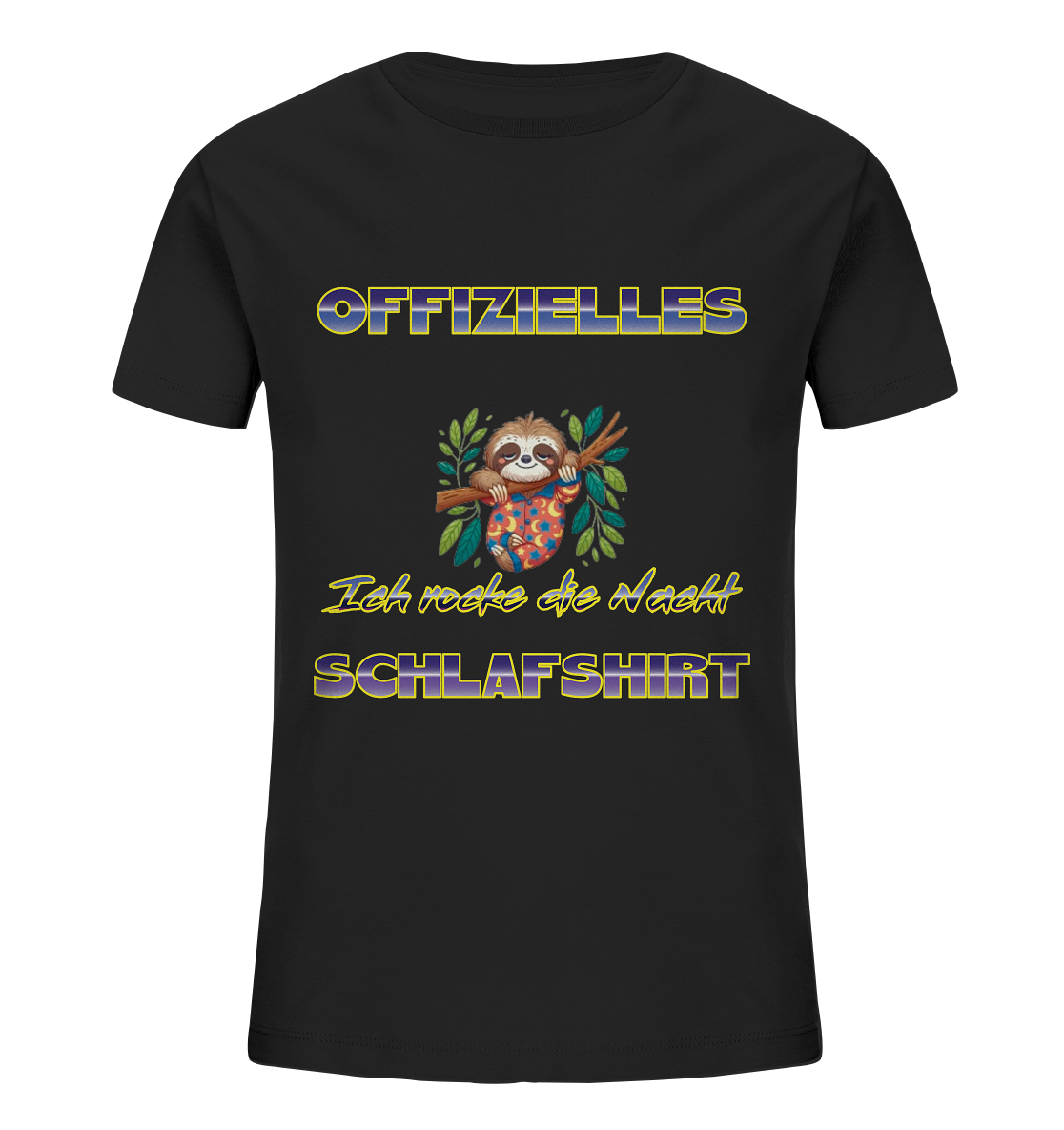 Offizielles Schlafshirt - Rocke die Nacht - Kinder Organic Shirt