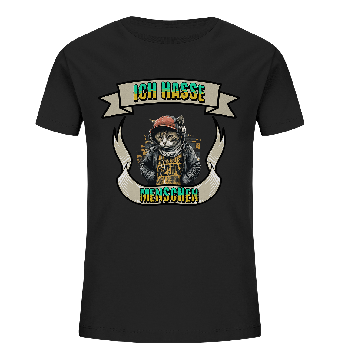 Streetwear- Ich hasse Menschen - Kids Organic Shirt