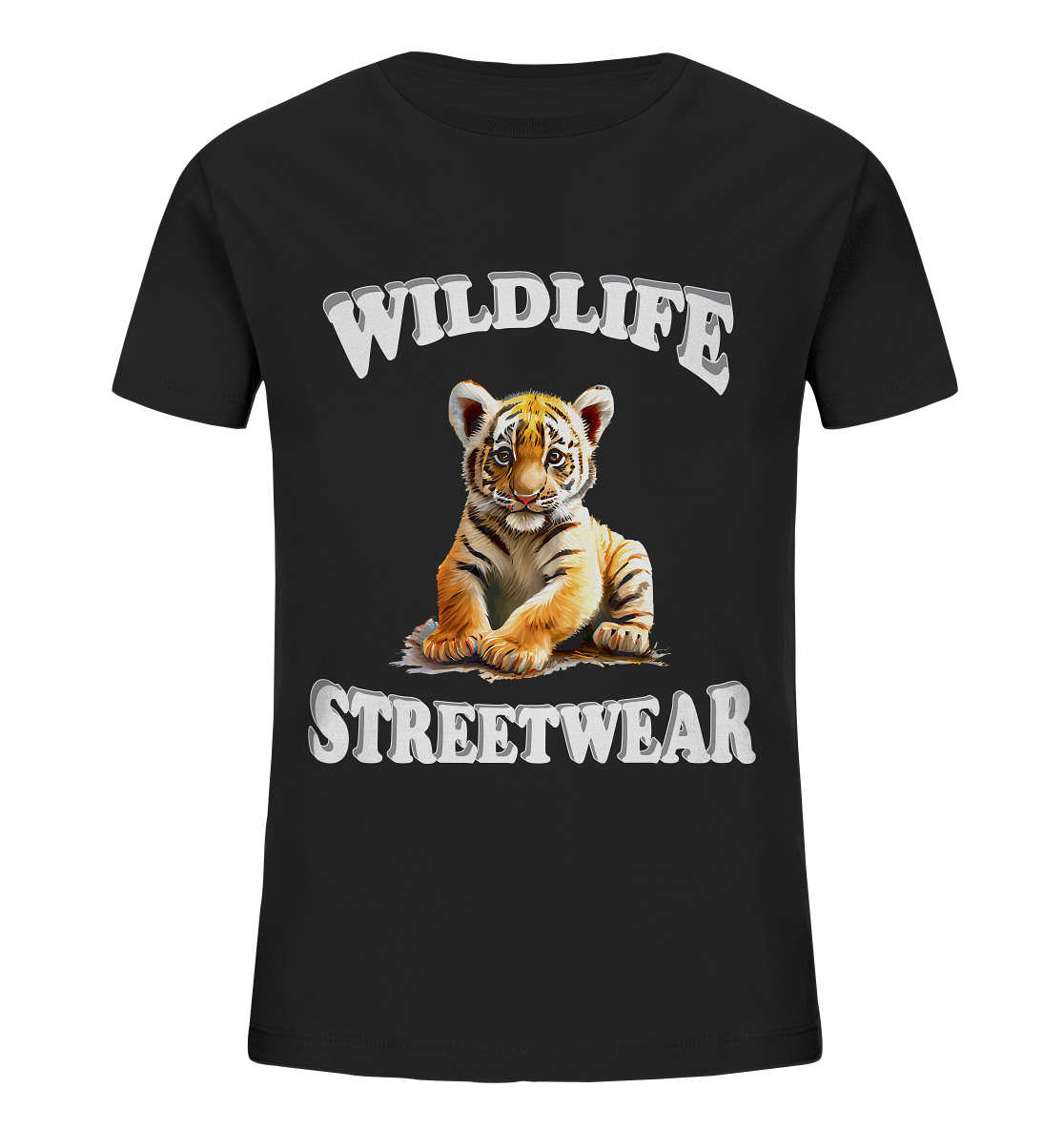 WILDLIFE STREETWEAR 3.0 TIGER BABY - Kids Organic Shirt