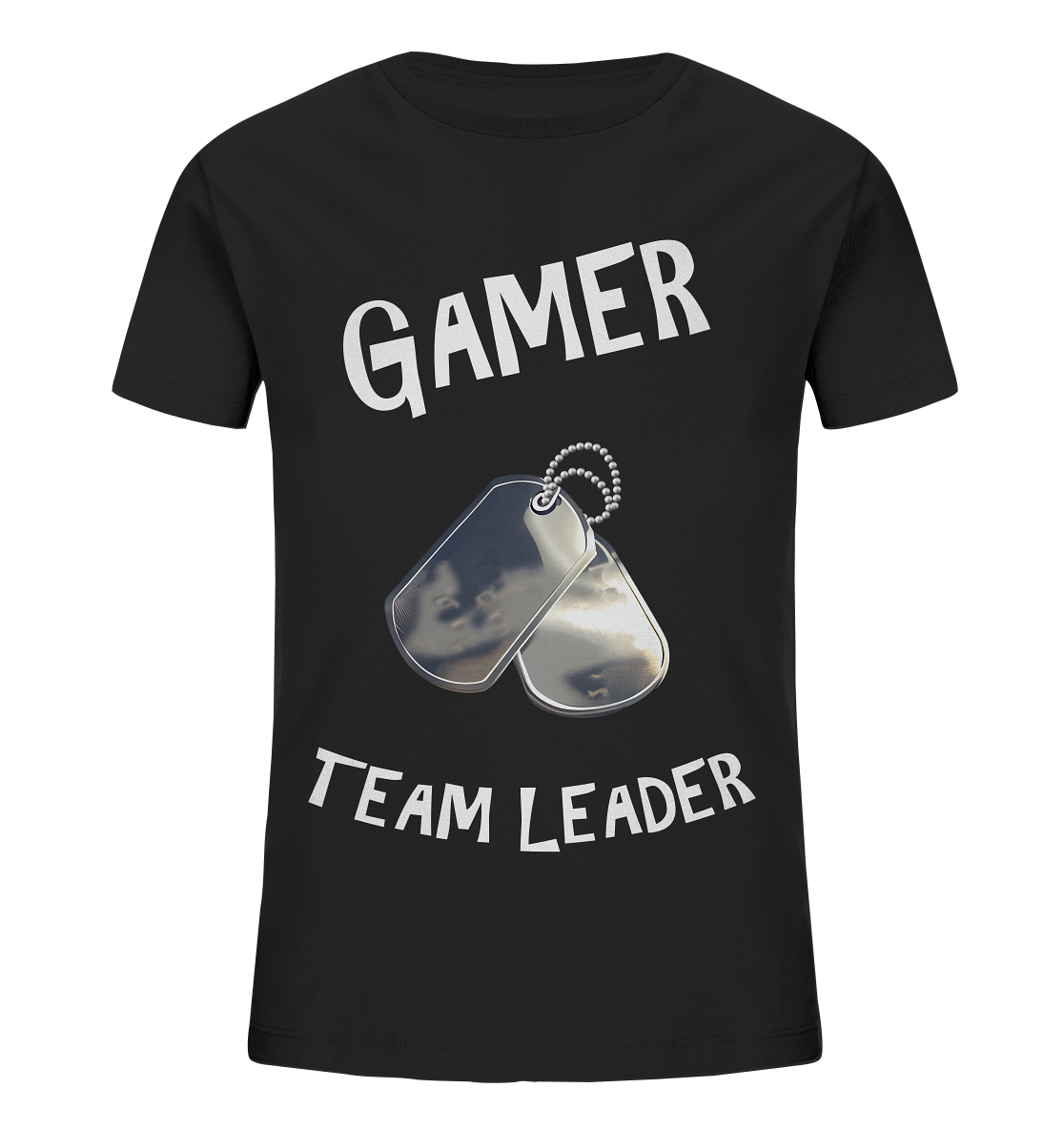 GAMER - TEAM LEADER - HUNDEMARKE - STREETWEAR - STATEMENT - Kids Organic Shirt