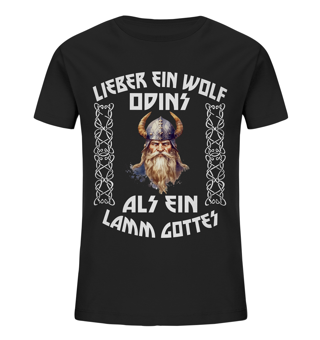 LIEBER EIN WOLF ODINS NO 4 - STREETWEAR - STATEMENT - Kids Organic Shirt