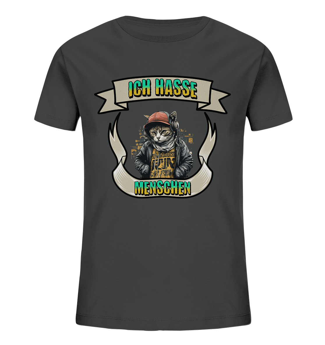 Streetwear- Ich hasse Menschen - Kids Organic Shirt