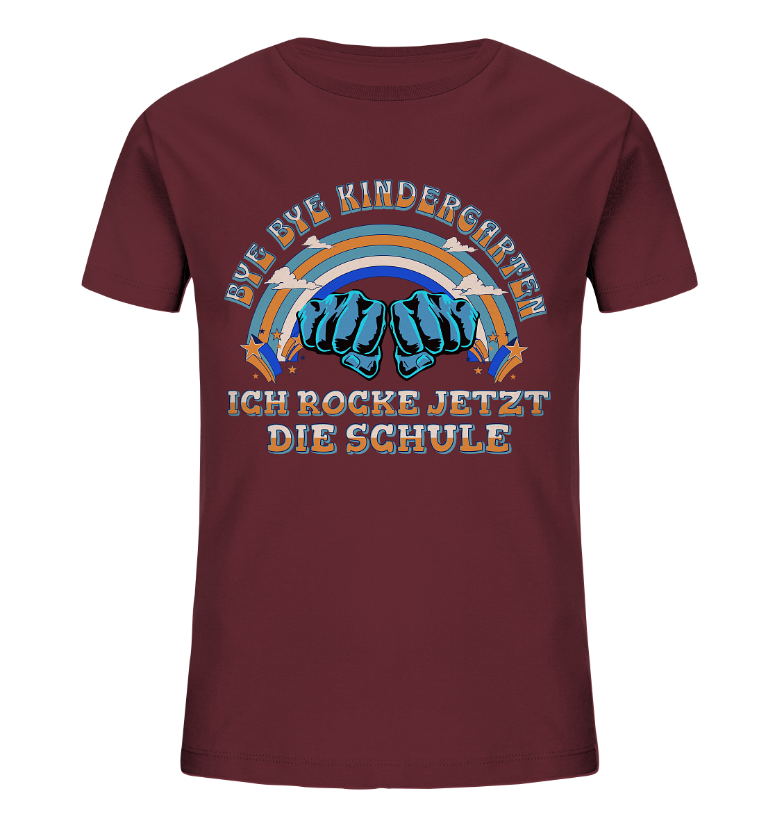 T-Shirt Jungen Bye Bye Kindergarten - Kids Organic Shirt