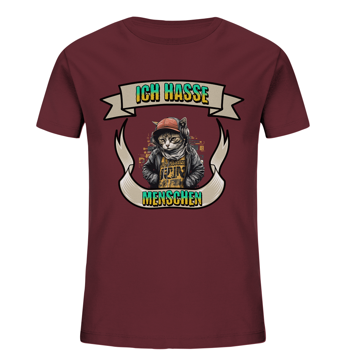 Streetwear- Ich hasse Menschen - Kids Organic Shirt