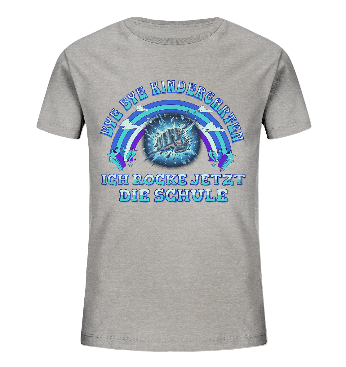 Jungen T-Shirt Bye Bye Kindergarten - Kids Organic Shirt