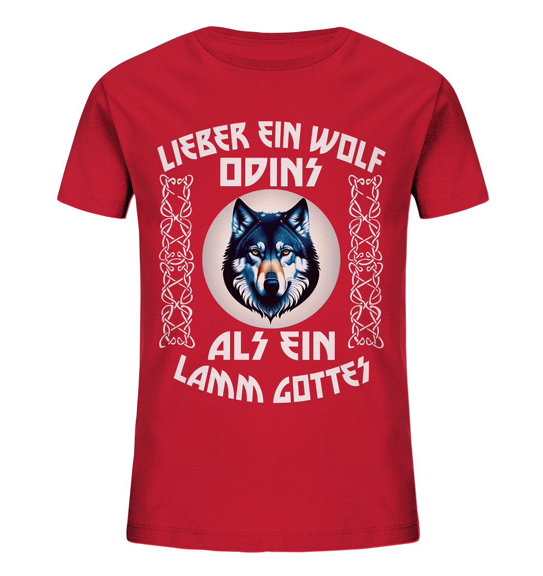 Odins Wolf: Stärke, Stolz und Unabhängigkeit 5- Kids Organic Shirt