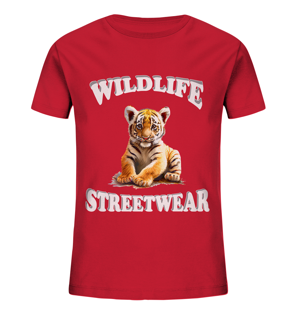 WILDLIFE STREETWEAR 3.0 TIGER BABY - Kids Organic Shirt