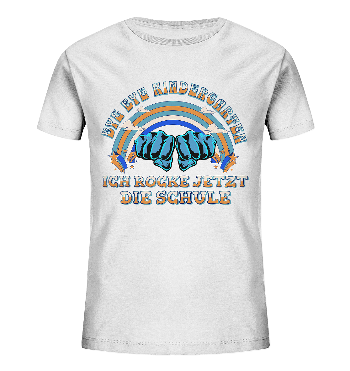 T-Shirt Jungen Bye Bye Kindergarten - Kids Organic Shirt