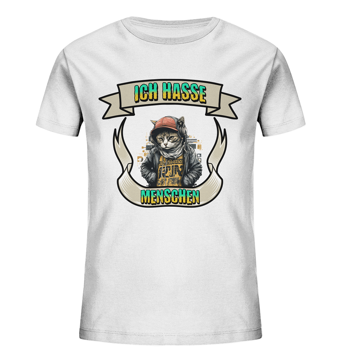 Streetwear- Ich hasse Menschen - Kids Organic Shirt