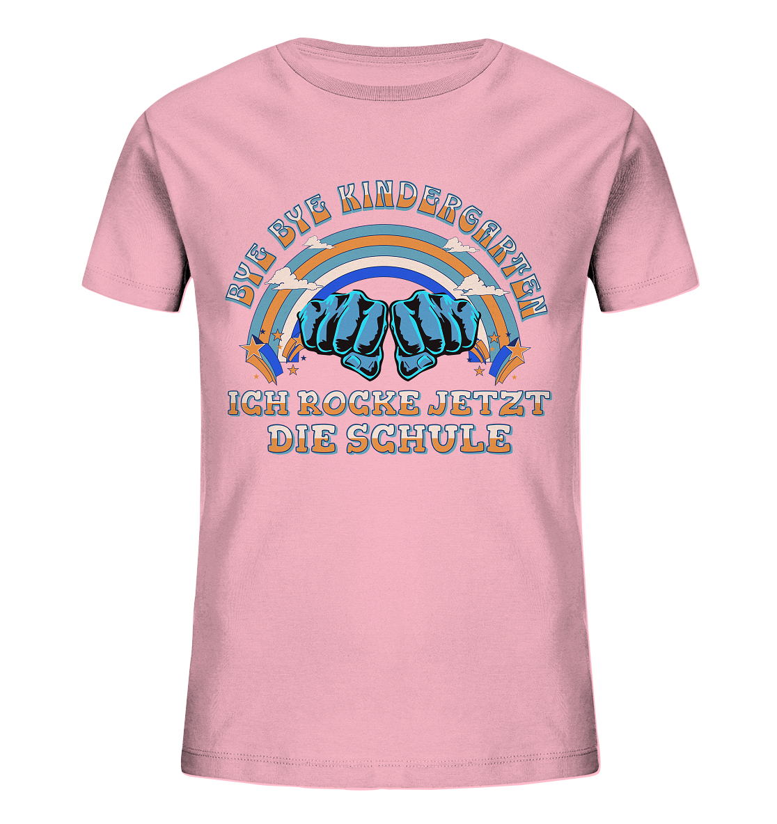 T-Shirt Jungen Bye Bye Kindergarten - Kids Organic Shirt