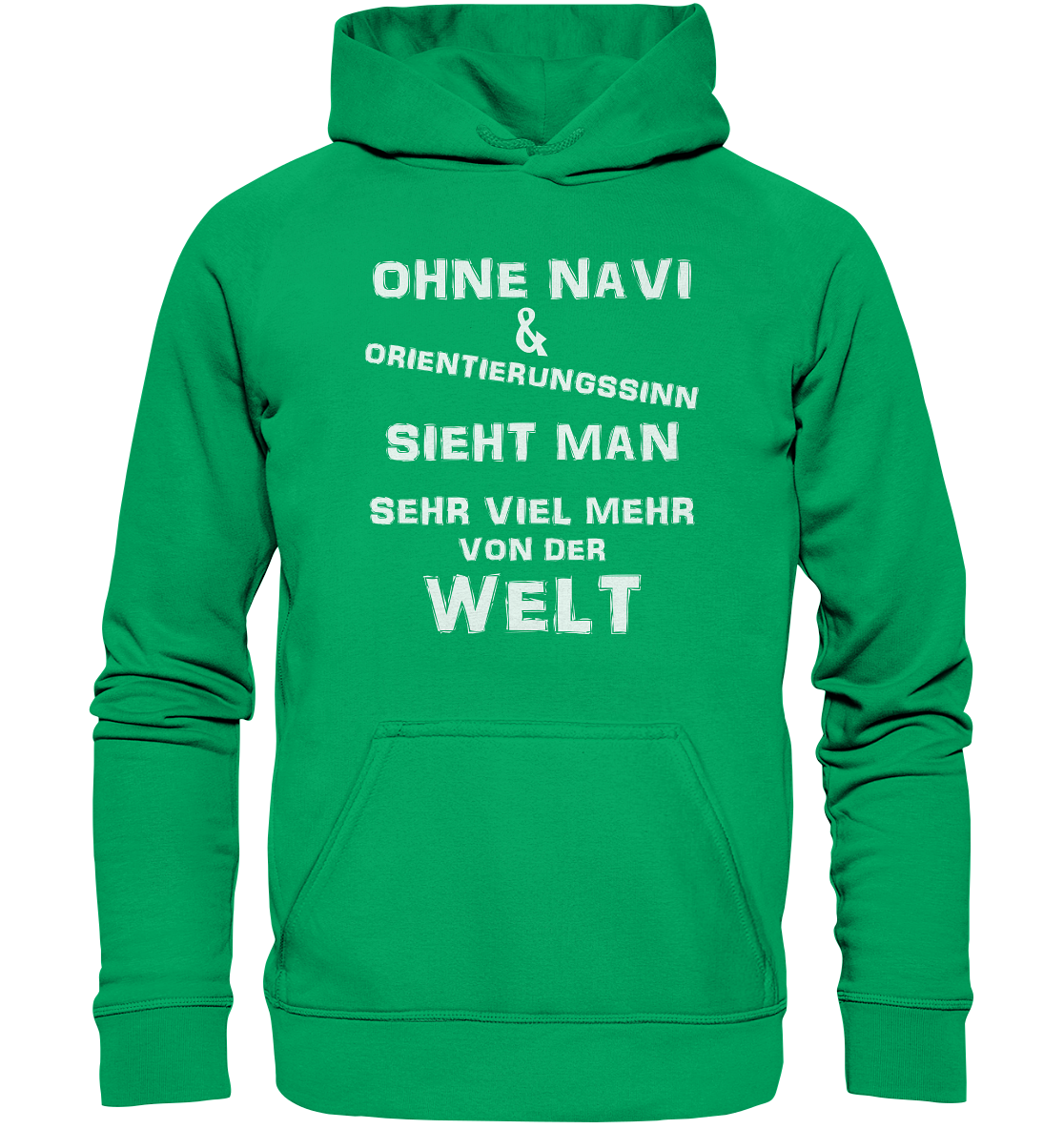 OHNE NAVI & ORIENTIERUNGSSINN - STREETWEAR COOLE SPRÜCHE - Kids Premium Hoodie