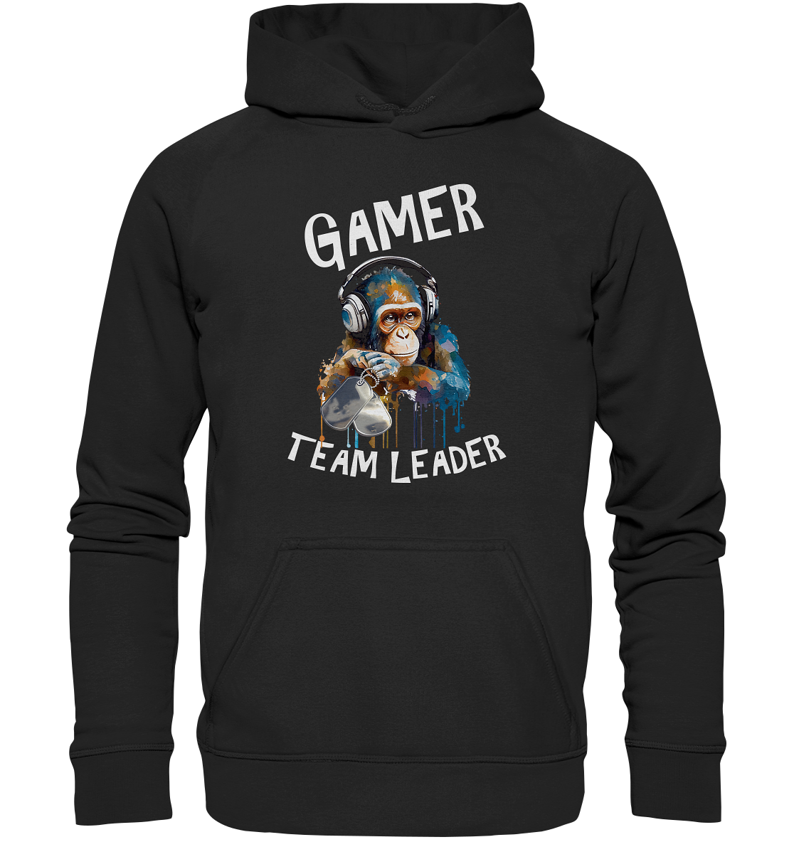 GAMER - TEAM LEADER MONKEY STREETWEAR - STATEMENT - Kids Premium Hoodie