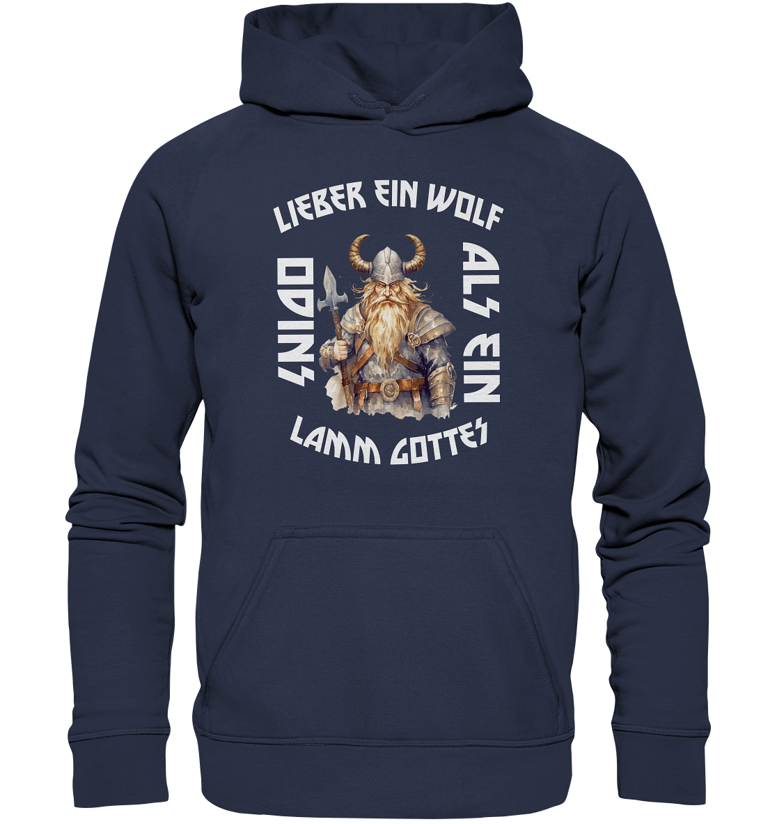 LIEBER EIN WOLF ODINS NO 3 - STREETWEAR - STATEMENT - Kids Premium Hoodie