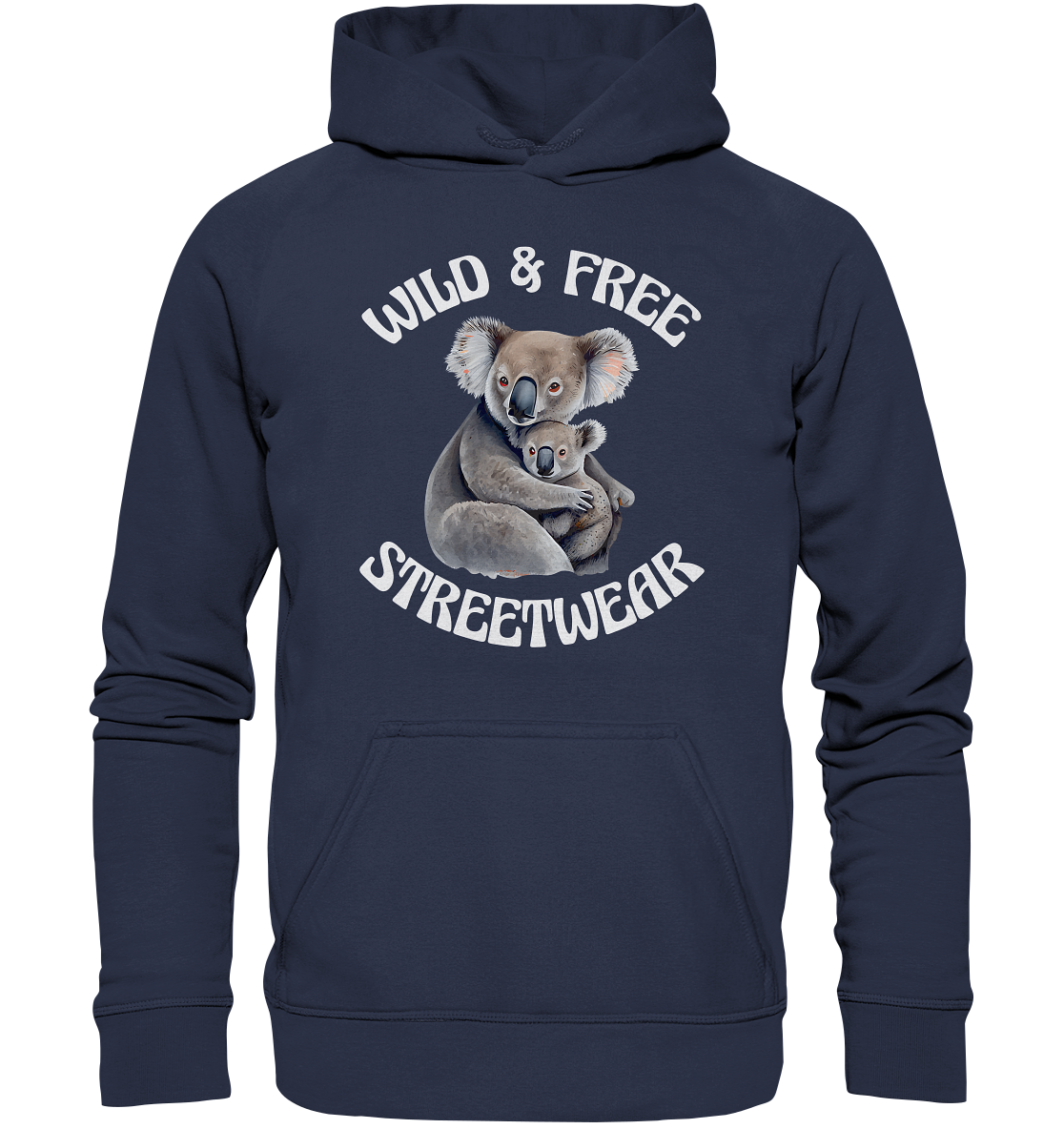 WILD & FREE NO 13 KOALA FAMILY - STREETWEAR - STATEMENT - Kids Premium Hoodie