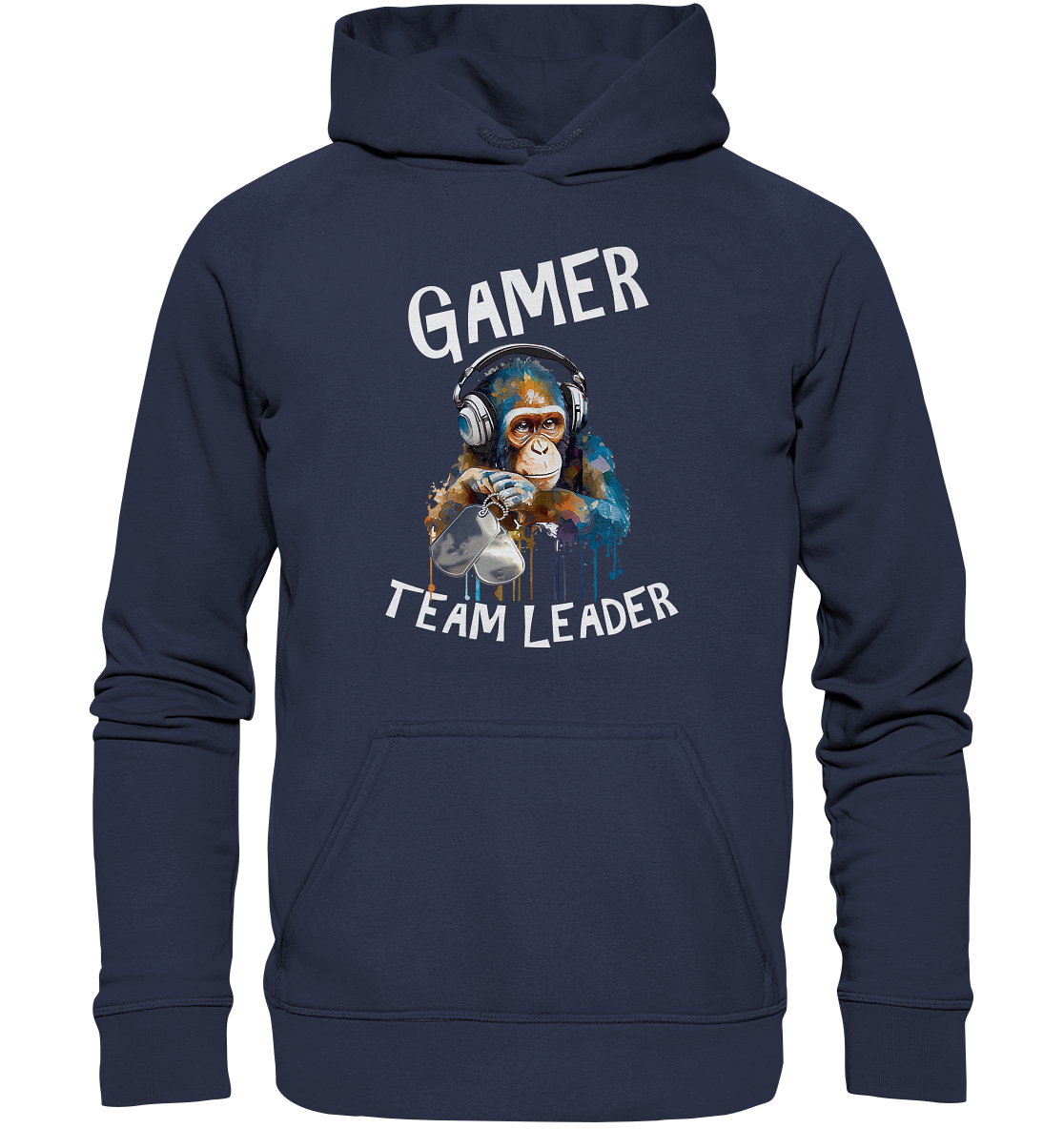 GAMER - TEAM LEADER MONKEY STREETWEAR - STATEMENT - Kids Premium Hoodie